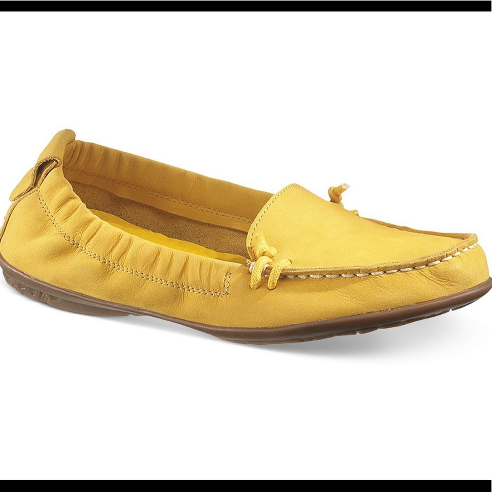 Yellow Women's Slip-On Moccasin Flats